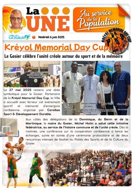 Kréyol mémorial day cup : le Gosier célèbre l'unité créole autour du sport et de la mémoire 