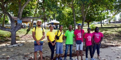 Des jeunes du Gosier en service civique mobilisés pour protéger leur territoire
