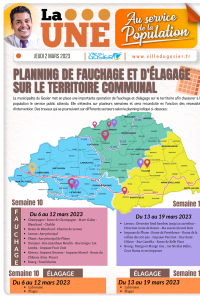 Planning de fauchage et d'élagage sur le territoire communal