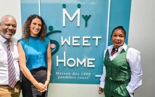 Sweet Home : Inauguration de la maison des mille premiers jours à Bas-du-Fort