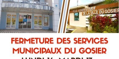 Fermeture des services municipaux du 16 au 18 f&eacute;vrier 2026