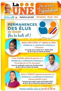 Permanences des élus du Gosier, nou ka kouté zot !