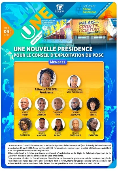Une nouvelle présidence pour le conseil d'exploitation du PDSC