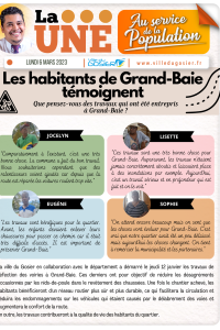 Les habitants de Grand-Baie témoignent