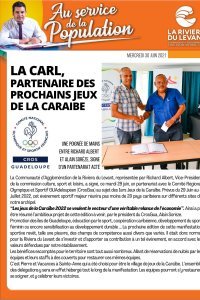 La CARL, partenaire des prochains jeux de la Cara&iuml;be
