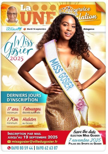 Appel à candidature Miss Gosier 2025