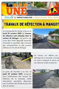 Travaux de réfection de Mango