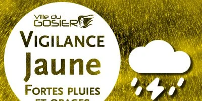 La Guadeloupe en vigilance jaune pour fortes pluies et orages