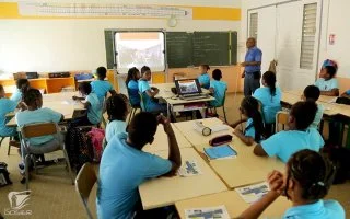 Un simulateur de séisme pour sensibiliser les élèves du Gosier