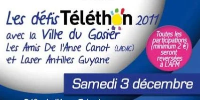Les défis du TÉLÉTHON 2011, très bientôt au Gosier