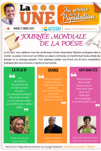 Journée Mondiale de la poésie 