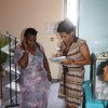 Madame HIPPON du CAUE conseille le public