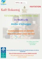 Atelier café des parents - Communiquons en familles : des mots pour créer du lien