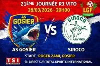 21ème journée du championnat Régionale 1 VITO