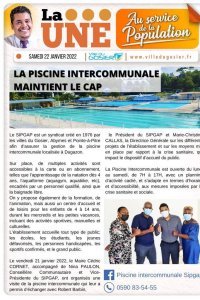  La piscine intercommunale maintient le cap