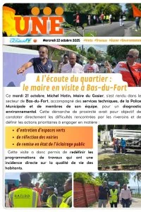A l'écoute du quartier : le maire en visite à Bas-du-Fort