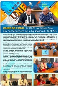 Crise de l'eau : la CARL mobilisée face aux conséquences de la liquidation du SIAEAG