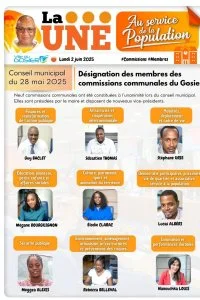 Désignation des membres élus des commissions communales du Gosier