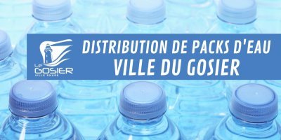 Distributions de packs d'eau à la population en points fixes et en porte-à-porte du 24 au 30 octobre 2022.