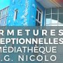 Fermeture temporaire de la médiathèque Nicolo du Gosier