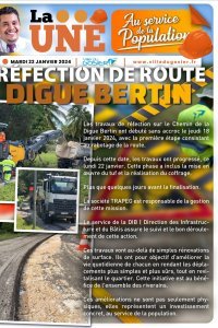 Refection de route Digue Bertin 