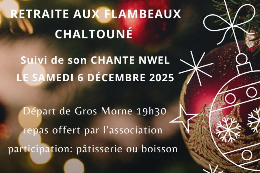 Retraite aux flambeaux chaltouné avec les amis de Saint-Félix