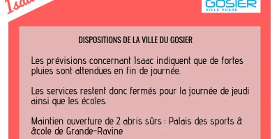 Maintien fermeture services et écoles