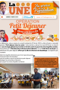 Opération petit déjeuner dans les écoles du Gosier