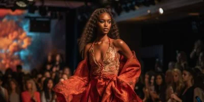 Défilé couture avec l'association des habitants de Labrousse