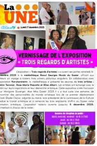  Vernissage de l'exposition "trois regards d'artistes