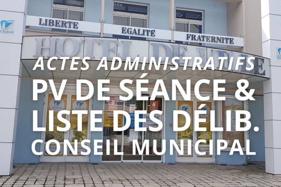 Proc&egrave;s-verbal de carence de la s&eacute;ance du Conseil municipal du 2 f&eacute;vrier 2026