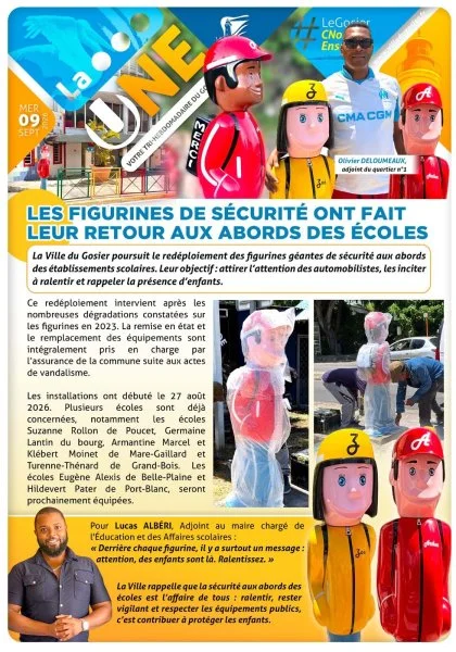 Les figurines de sécurité ont fait leur retour aux abords des écoles