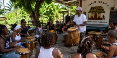 Atelier d'apprentissage du Gwo Ka au Gosier