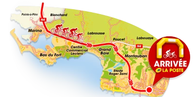 Le Gosier, ville étape du Tour de la Guadeloupe