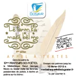 Affiche de l'appel à textes