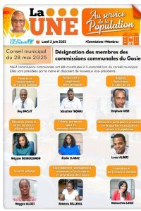Désignation des membres élus des commissions communales du Gosier