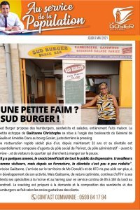 Une petite faim ? Sud Burger !