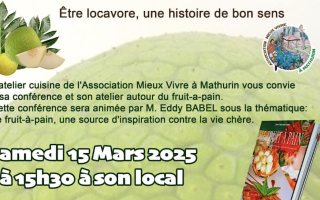 Atelier de cuisine et conférence : le fruit à pain à l'honneur