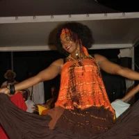 Une danseuse de l'AJSF
