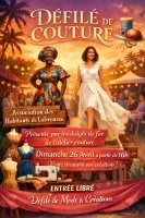 Défilé couture avec l'association des habitants de Labrousse
