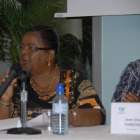 Maryse Pierre-Jutin, directrice d'école, intervenante de la table ronde