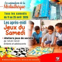 Les après-midi jeux du samedi