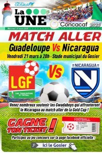 Match Aller CONCACAF Guadeloupe VS Nicaragua