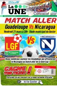 Match Aller CONCACAF Guadeloupe VS Nicaragua