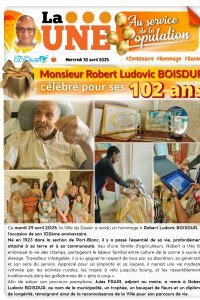Monsieur Robert Ludovic Boisdur célébré pour ses 102 ans