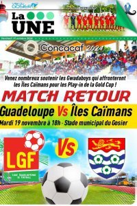 Match retour Concacaf Guadeloupe vs Iles Caïmans