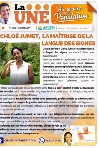 Chloé Jumet, la maîtrise de la langue des signes