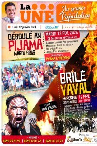 Déboulé an pijama mardi gras