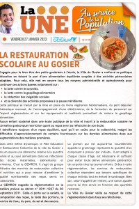 La restauration scolaire au Gosier