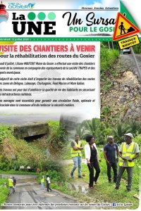 Visite des chantiers à venir pour la réhabilitation des routes du Gosier